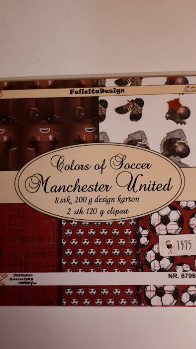 Felicita Design Colors af soccer manchester united 8 stk 13,5x13,5cm 200g